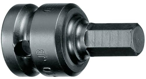 GEDORE Kraftschraubereinsatz 1/2 Zoll Innen-6-kant 8 mm, 1 Stück, IN K 19 8