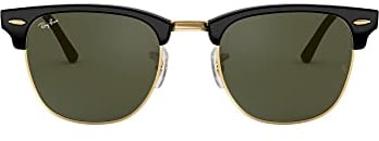 Ray-Ban Clubmaster Rectangular Sunglasses, Black (W0365 Ebony/arista)