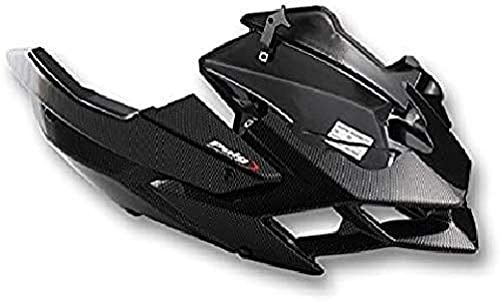 Puig 5682C Aerodynamische Motorverkleidung (Bugspoiler) für Motorrad, gefertigt aus hochfestem ABS und Aluminium mit sportlichem Design und Motorschutz, Carbon-Optik
