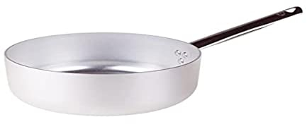 Agnelli ALMA10736 Cacerola Baja con Mango de Acero, Aluminio Profesional 3 mm, 36 cm
