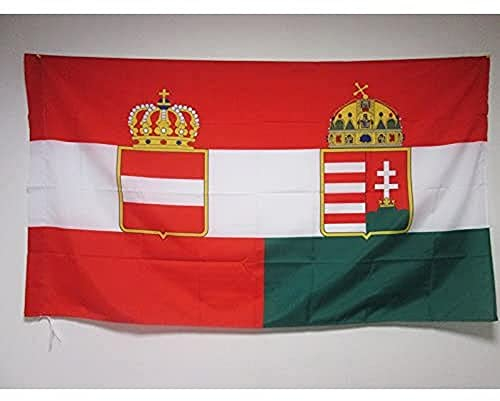 AZ FLAG - Drapeau Autriche-Hongrie 1867-1918 - 150x90 cm - Drapeau Empire Austro-Hongrois 100% Polyester Avec Fourreau et cordelette - Pavillon 110 g