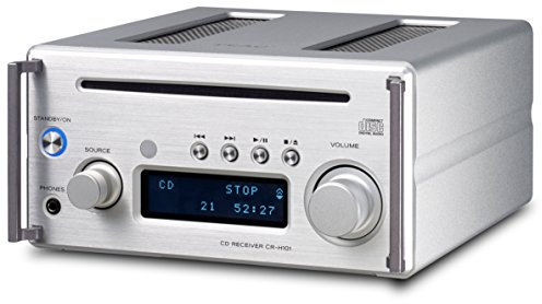 Teac H101 della S di micro ricevitore CD (Sintonizzatore FM, Hi Res Streaming, CD, Bluetooth, APTX) argento