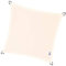 nesling Dreamsail Wasserabweisende sonnensegel (Quadrat 5,0m x 5,0m x 5,0m x 5,0m, Creme)
