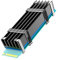 GLOTRENDS M.2 Disipador Térmico para 2280 M.2 SSD, Apto para Instalación en PC, 22x70x10mm Cuerpo de Aluminio, Incluye Almohadilla Térmica