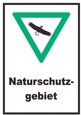 HB-Druck Naturschutzgebiet Schild A3 (297x420mm)