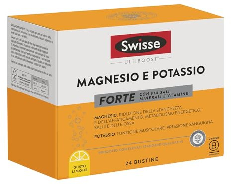 PROMO 2 CONFEZIONI SWISSE MAGNESIO E POTASSIO FORTE 24+24 Bustine