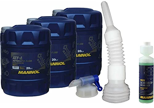QR-Parts Set 60 Liter 85470128 CT4503 DIN61 5022 MN8204-20 MANNOL Scheibenreiniger Konzentrant 1:100 250ml 20 ATF-A PSF Auslaufhahn für Fässer Auslaufschlauch