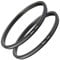82mm-77mm Step Down Ring [82mm Lens to 77mm Filter], FANZR Camera Lens Filter Adapter Ring Lens, Premium Aluminum (2 Pack)