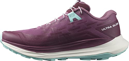 SALOMON Damen Schuhe Ultra Glide W Laufschuhe, Tulipwood/White/Tanager Turquoise, 40 EU