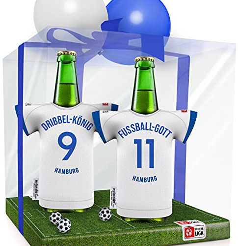 Hamburg Trikot-Kühler Fanartikel Fan-Edition | Home Überraschung | Passend für Hamburger Fans Fanartikel | Mann Freund Bruder Fußball-Fan Runder Geburtstag-Geschenk Trikotkühler by MYFANSHIRT
