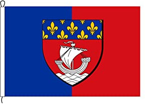 Stormflag Drapeau France Paris 50x75cm Drapeau Département de Paris 50x75cm polyester Tricot de chaîne avec œillets et Double couture