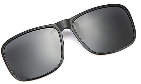 Polarisierte Sonnenbrille, zum Aufstecken, UVA- und UVB-400-Schutz, Sonnenbrille, Clip für Business, Reisen, Büro