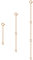 Roségold Kettenverlängerung, ALEXCRAFT 3 Stück 14k Roségold Verlängerung Kette Halskette Armband Verlängerungskette Roségold Kettenverschluss Schmuckherstellung Roségold Kettenverlängerung 2 4 6 Zoll