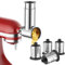 Edelstahl Hobel / Häcksler Aufsatz für KitchenAid Standmixer