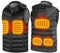 Gilet Chauffant Hommes Femmes, Gilet Chauffant Electrique Matériau Super Chaud 3 Réglages de Température Veste Chauffante pour Sports Motorisés Voyage Extérieur Cyclisme Ski (SANS BATTERIE) - S