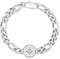 GAVU Bracciale Acciaio Inox Uomo, Bracciale Surfista da Uomo con Rosa dei Venti 22cm