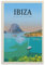 Jdheeh Vintage-Poster auf Leinwand, Motiv: Ibiza, Wanddekoration, Poster, 20 x 30 cm