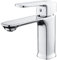 WasserHoy Wasserhahn Bad, Waschtischarmatur Einhebelmischer Chrom Waschbeckenarmatur Waschbecken Aarmaturen Wassersparend Energiesparend für Badezimmer