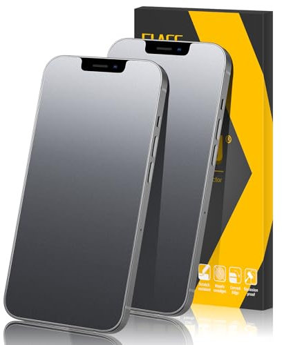 JEHOO Verre Trempé Mat pour iPhone 12 Pro Max, Protection d'écran Antireflet, Anti-Empreintes Digitales Sans Bulles Ultra Résistant Dureté 9H Glass