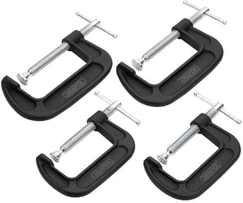 Draper 18992 Heavy Duty G-Clamp Set (4 Piece)