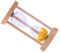 PLCPDM Mini sablier en bois de 5 minutes - Décoration de bureau - Minuteurs créatifs - Pour jeux et salles de classe - Sablier de sable pour enfants