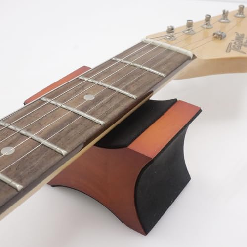 CashBeat Guitar Neck Rest Support Pillow, Luthier Tool for Electric Acoustic Bass Guitar Ukulele Violin Banjo Mandolin, 2-Height Cradle for Repair Maintenance Cleaning