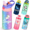 XinYiiLun Bottiglie d'acqua personalizzate 12/20 oz per lo sport Bottiglia d'acqua isolata personalizzata con cannuccia Bottiglia d'acqua personalizzata in acciaio inossidabile con nome Regali per