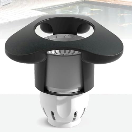 FKINGLRK Floating Pond Skimmer, Multifunction Floating Skimmer, Skimmer & Clarifier Pool Skimmer Robot, Pool Surface Extractor Cleaner, for Pools Up to 25 M², for Fishponds, Gardens