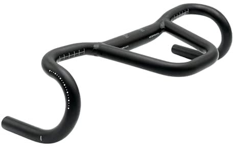 REDSHIFT Kitchen Sink Low Flare Handlebar with Loop for Road, Gravel, Touring, and Commuter Bikes, Aluminum Drop Bar, 31.8mm Clamp, with 20mm of Rise, 41cm Width