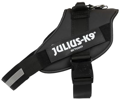 IDC Powerharness, Size: 3/2XL, Black - Faux Leather