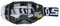 OLYSPM Motocross Brille,MTB Brille mit Nasenschutz und Dreilagiger Schwammpolsterung,Anti-Beschlag UV-Schutz Motorradbrille für Radfahren,Skifahren,Klettern
