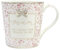 Lesser & PAVEY Madelaine by Hearts Design Mum You Mean The World to Me Fine China Mug for Home & Kitchen | Ceramic Mugs for Tea & Coffee | Lovely Cup Set for Mens Gifts & Birthday Gifts for Women