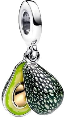 Feitery Avocado Charms Kompatibilität für Pandora Armband Herz Bead Wildtiere Charms für Damen Anhänger Meerestiere