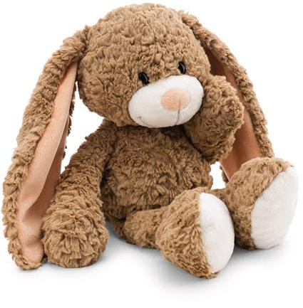 NICI Kuscheltier Hase Lopino 25cm - braun - Weiches Plüschtier – niedliches Stofftier zum Kuscheln & Spielen – tolle Geschenkidee für Kinder & Erwachsene | 62314