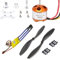 JNJOOD Brushless RC 2212 Motor 1000KV + ESC 30A (elektrischer Geschwindigkeitsregler) + Propeller-Set 1045 für Set Multicopter Quadrocopter RC