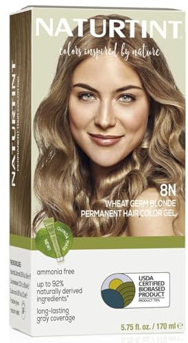 Naturtint Permanent Hair Colour, 8N Wheatgerm Blond, Wheatgerm Blond