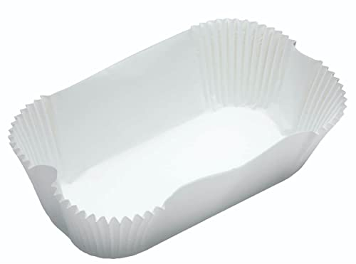 KitchenCraft - Pack de 40 Feuilles de Cuisson Anti Adhésives pour Moule à Cake, 16.5 x 8.5 cm