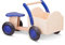 New Classic Toys - 11403 - Spielfahrzeuge - Kinder Holz-Rutscher Rutschauto mit Kasten in Natur Blau