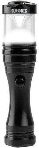 Duronic LED Torch RFL033AAA Portable Flashlight, Handheld Lantern, Lightweight Torch Light for Camping Hiking Night Emergencies & Blackouts
