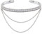 Sif Jakobs Jewellery Armreif Simeri aus 925 Sterling Silber mit Zirkonia