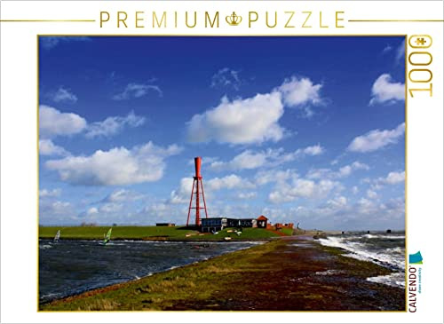 CALVENDO Puzzle Sturm in Eckwarderhörne | 1000 Teile Lege-Größe 64 x 48 cm Foto-Puzzle für glückliche Stunden