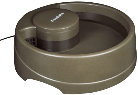 PetSafe Drinkwell Trinkbrunnen Strömung für Hunde und Katzen, BPA-freier Kunststoff, Größe M, 2,4 L Wasserkapazität