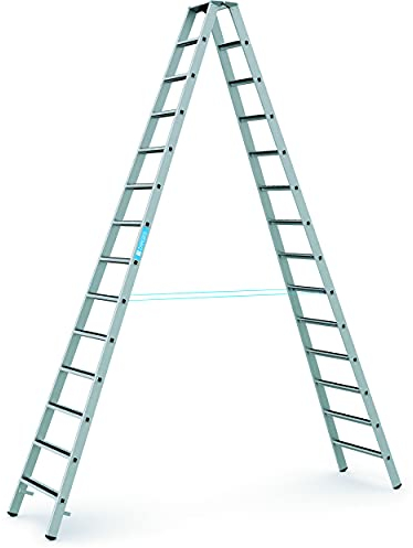 R13step B - Stehleiter 2 x 14 Stufen