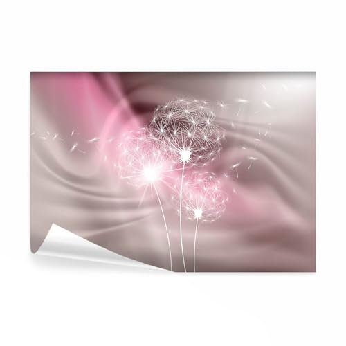 decomonkey Fototapete Pusteblume Abstrakt 350x256 cm XL Tapete Fototapeten Vlies Tapeten Vliestapete Wandtapete moderne Wandbild Wand Schlafzimmer Wohnzimmer Blumen