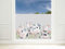 GRAZDesign Fensterfolie Kinderzimmer lustige Kühe Sichtschutzfolie selbstklebend - 80x57cm / Lustige Kühe