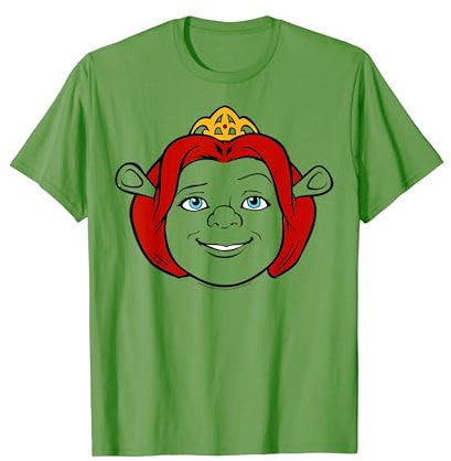 Shrek Fiona Big Face Outline T-Shirt