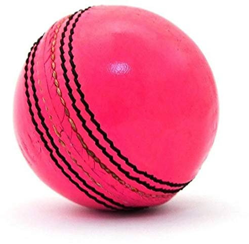 ZIPPER UK Cricket Ball for Practice and Matches Play Seam, Swing, Bounce, Junior & Senior (Pink 1, Pack of 1)