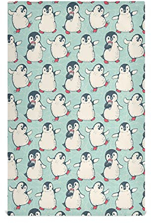 JUMBEAR Geschirrtuch mit niedlichem Pinguin, weich, saugfähig, wiederverwendbar, Geschirrtücher und Tischdekoration, 71,1 x 45,7 cm, 1 Stück