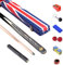 WANQPPS Billardqueue,Billardstock 57In Jointed Pool Queue Handgefertigt,3/4 Billardstock mit Verlängerungszubehör und Hartschalenetui 10mm Spitze Billard Zubehör(Color:E;Size:10mm Tip)