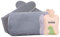 Hot Water Bottle,Warmer Water Bag with Soft Plush Hands Waist Warmer Cover Cute Rubber Cold Therapy Back Neck Shoulders and Hot Water Pouch for Hot and Arthritis Pain Relief,Great Gift for Women